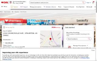 CVS Pharmacy website