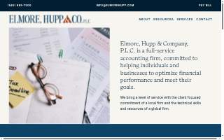 Elmore, Hupp & Company, PLC website