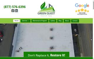 Greenquest Roofing, LLC website