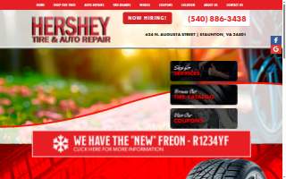 Hershey Tire and Auto Repair website