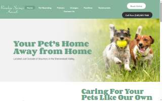 Rainbow Springs Kennels website