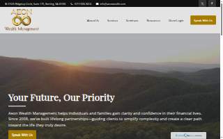 Aeon Wealth Management website