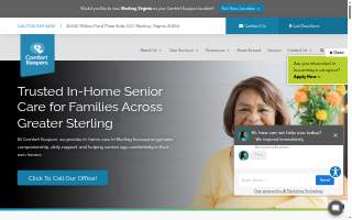 Comfort Keepers Home Care of Sterling website