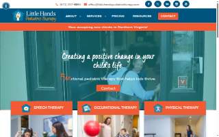 Little Hands Pediatric Therapy website