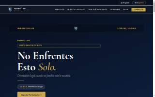 Marmol Law PLLC website