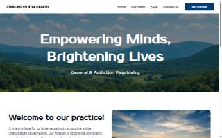 Sterling Mental Health website