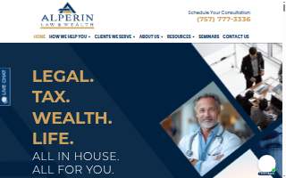 Alperin Law PLLC of Suffolk website