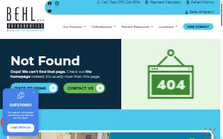 Behl Orthodontics - Suffolk website