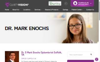 Clarity Vision- Enochs Eye Care website