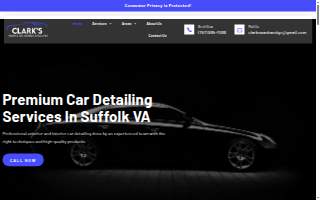 Clark's Wash & Go Mobile Detailing Suffolk Va website
