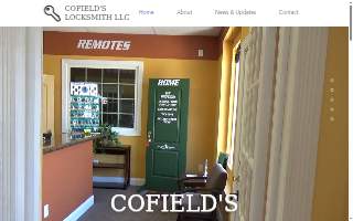 Cofield's Locksmith LLC website