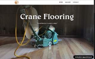 Crane Hardwood Flooring website