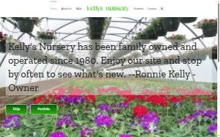 Kellys Nursery & Greenhouses website