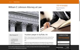 William C Johnson Attorney at Law website