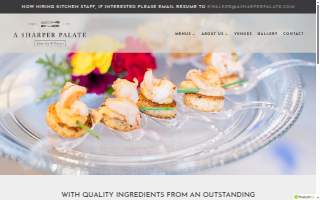 A Sharper Palate Catering & Events of Tuckahoe website