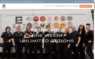 Catering by EAT website