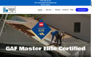 Community Roofing of VA, LLC website