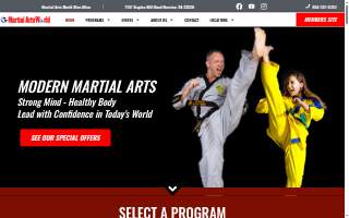 Martial Arts World Glen Allen of Tuckahoe website