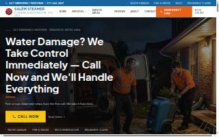 Salem Steamer - Water Damage Restoration and Carpet Cleaning Services McLean website