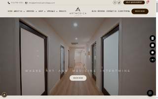 Artmedica Aesthetics website