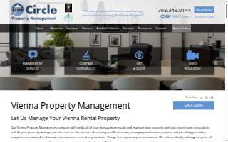 Circle Property Management of Vienna website