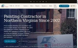 Fred General Painting, LLC. website
