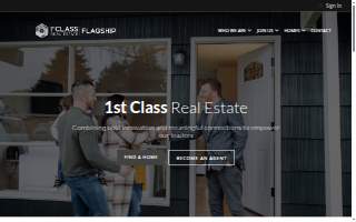 1st Class Real Estate - Flagship website