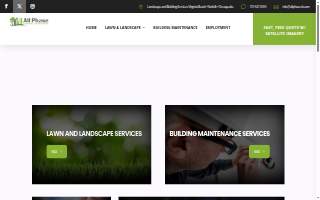 All Phase Landscape & Building Services website