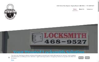 Antonio's lock and Safe website