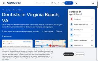 Aspen Dental - Virginia Beach website