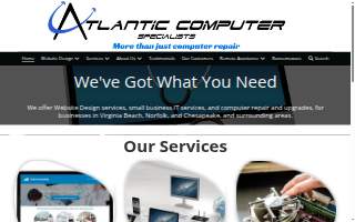 Atlantic Computer Specialists website