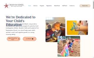 Beach Day School website