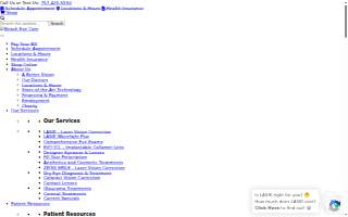 Beach Eye Care website