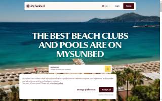 Beach Spa & Massage website