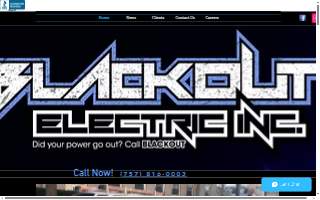 Blackout Electric Inc website