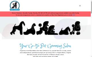 Blue Ribbon Pet Salon website