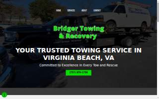 Bridger Towing & Recovery website