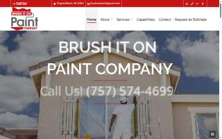Brush It On Paint Co. website