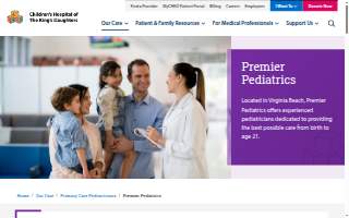 Chkd Premier Pediatrics website