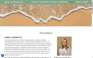 Coastal Dermatology of Virginia Beach website
