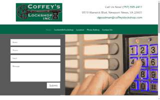 Coffey's Lock Shop website