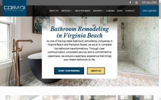 Coradi Contracting website
