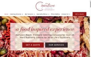 Creative Catering of Virginia website