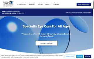 Crystal Clear Eye Surgeons website