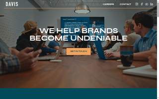 Davis Ad Agency website