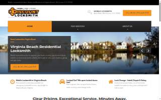 Discount Locksmith of Virginia Beach website