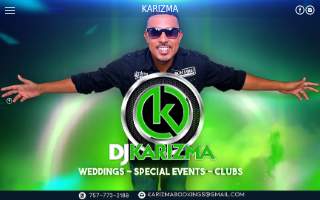 DJ Karizma Entertainment website