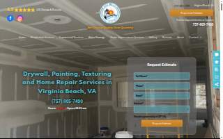 East Beach Drywall and Texture website