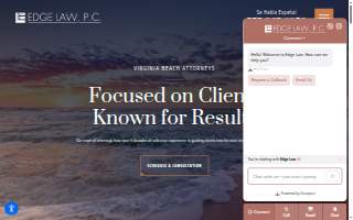 Edge Law website