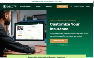 Evertree Insurance website